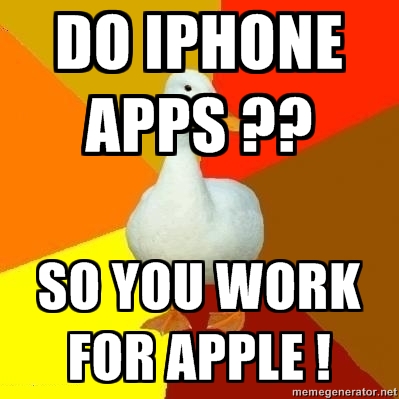 Do iPhone apps? Works for Apple!